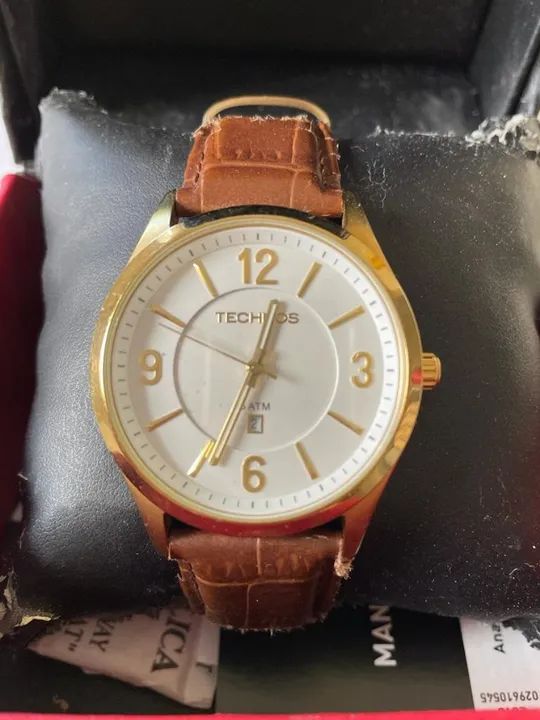 Relógio Technos Dourado Masculino Edicao 2015 Limitada - Foto 2