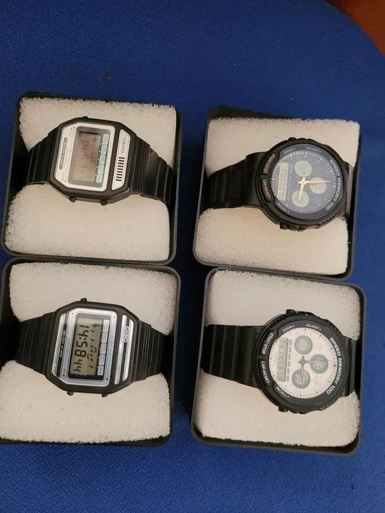 Relógios Casio usados em ótimo estado