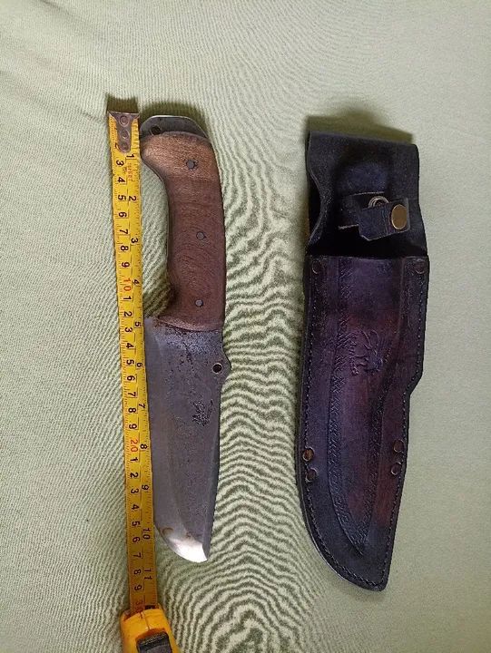 Faca de sobrevivência - disco de arado - Lâmina 3mm