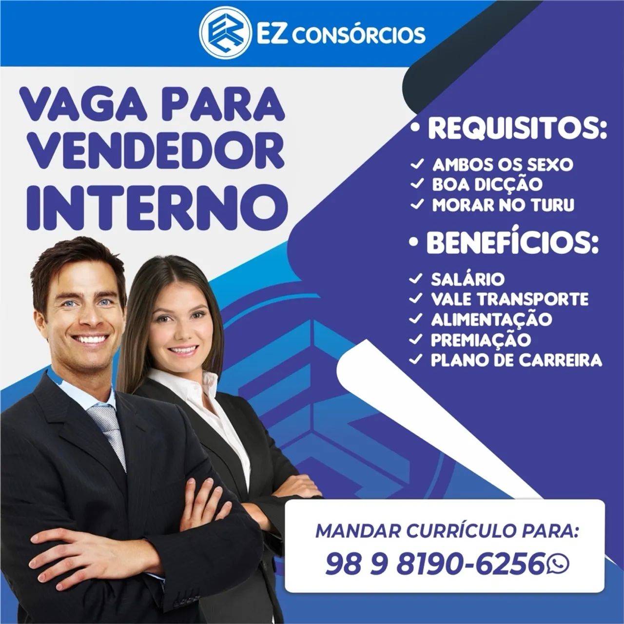 Vendedor slz - Vagas de emprego - Turu, São Luís 1313960337 | OLX