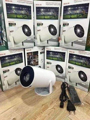 Lacrado Mini Projetor Magic Cube 4K FullHD Portátil Wifi 5G + Bluetooth 5.0 Android 11