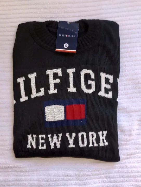 Suéter masculino preto 