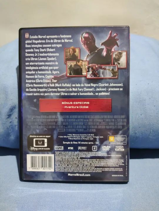 DVD Vingadores. Era de Ultron. Dublado. Original  - Foto 2