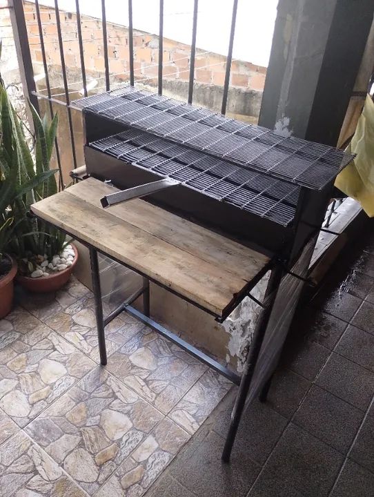 Churrasqueira Reforçada Espetinho Tipo Casa  - Foto 6