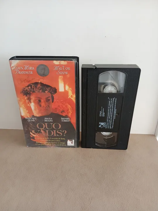 Fita Vhs Quo Vadis - 1985 - Dublado - Raro