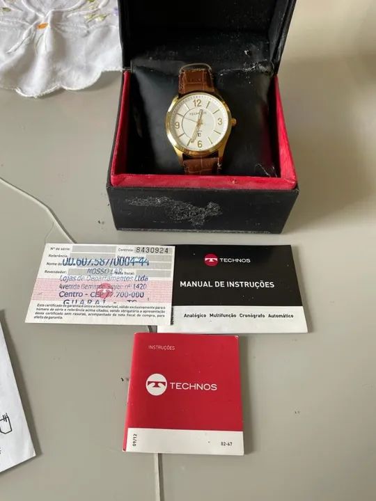 Relógio Technos Dourado Masculino Edicao 2015 Limitada - Foto 3