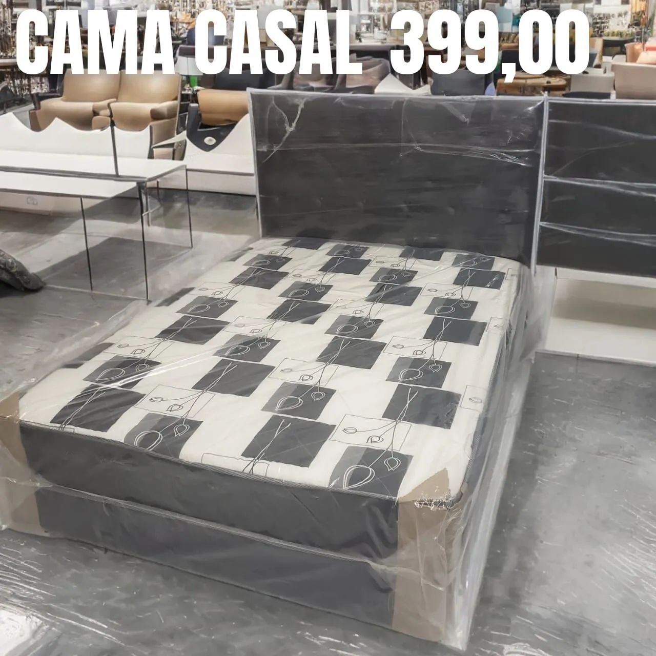 Cama Box Casal 399,00 e Frete grátis  - Foto 3
