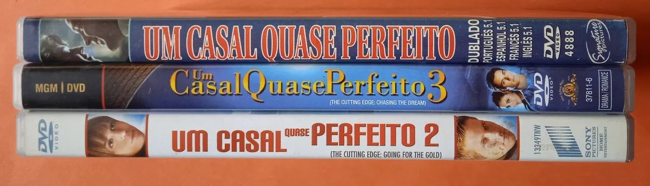 Dvd Um Casal Quase Perfeito 1 - 2 e 3 - Hobbies e coleções