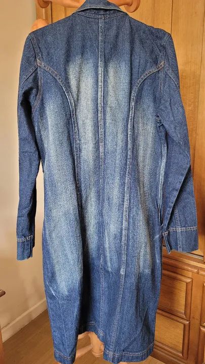 Sobretudo Jeans Feminino - Cambos  - Foto 3