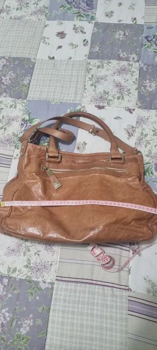 Bolsa de couro donna, 2 alças, 4 divisões - Foto 5