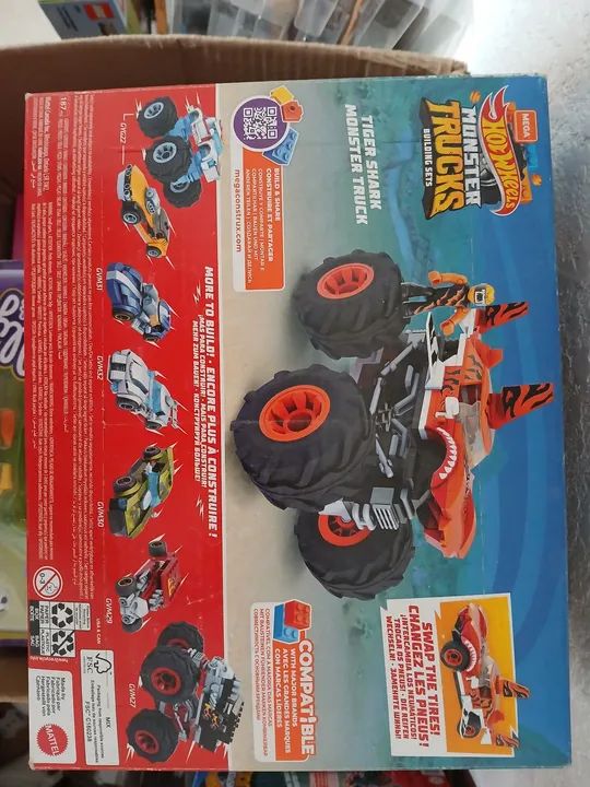Mega Construx Hot Wheels Monster Truck Tiger Shark - Foto 4