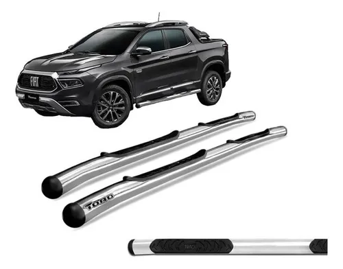 Estribo Fiat Toro Tubular 2016 A 2024 Volcano Endurance