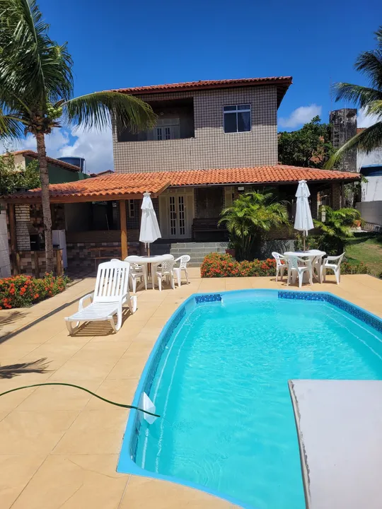 Excelente casa com piscina em arembepe , litoral norte BA