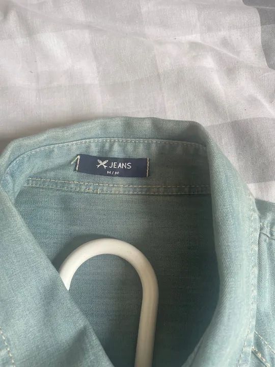 CamisaJeans Hering M Masculina - Foto 4
