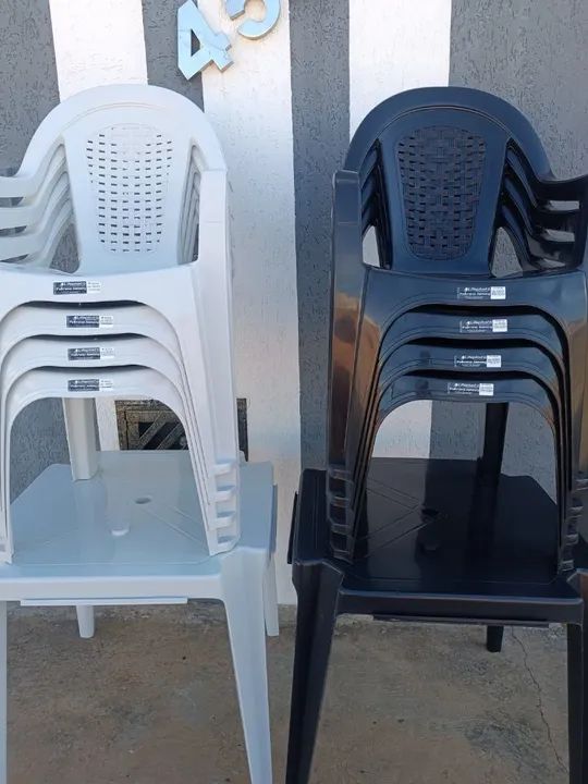 Jogos de Mesas novos modelo poltronas de Plástico forte e resistente. - Foto 5