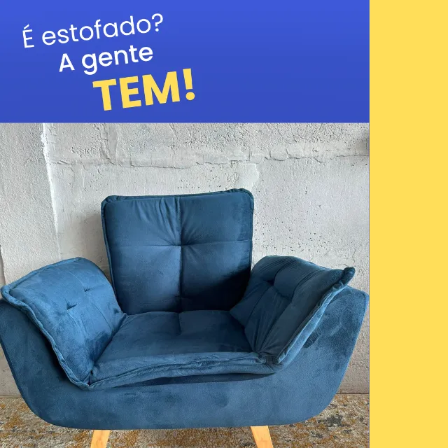 Poltrona opala em promoção acolchoada