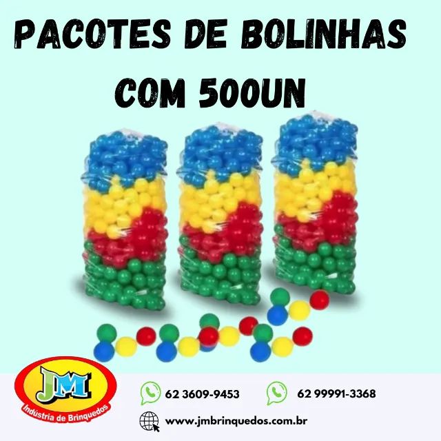 Pacote de bolinhas c/500UN