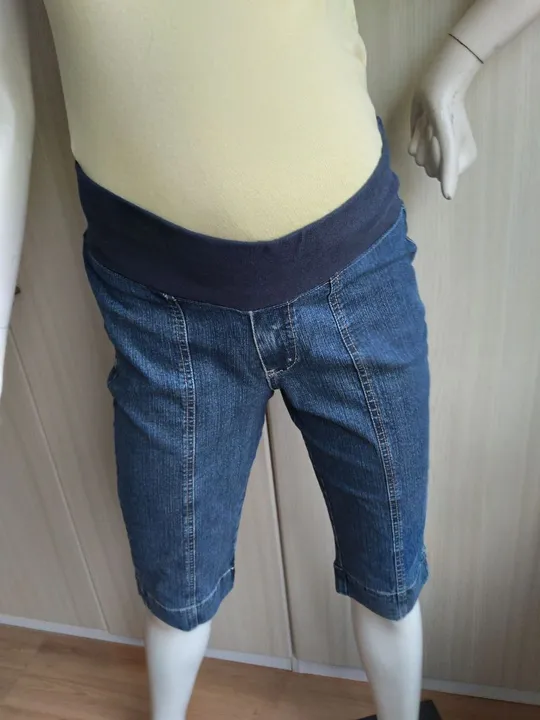 Bermuda Jeans Gestante - Novo!