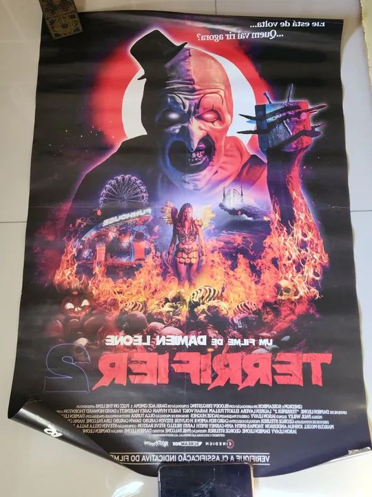Poster Terrifier 2 original de Cinema  - Foto 2