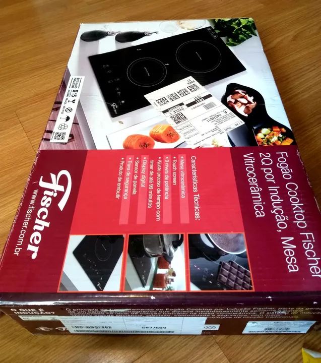 Cooktop por indução Fischer 2 bocas  220volts - Foto 6