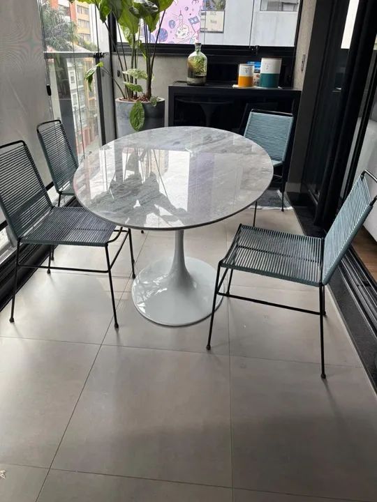 Mesa de Jantar em Mármore - Mesa saarinen  - Foto 2