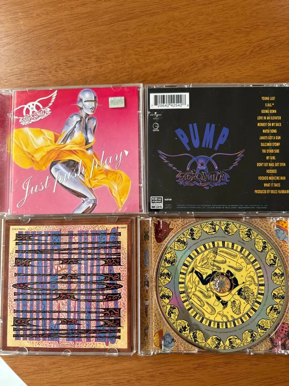 CDs Aerosmith - Just Push Play, Nine Lives e Pump bitencom  - Foto 2
