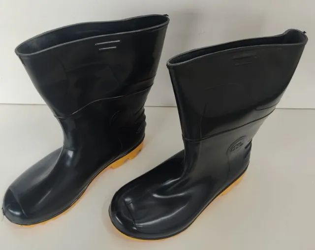 Bota Galocha Borracha Pvc Forrada Impermeável Cano Médio Epi - Foto 3