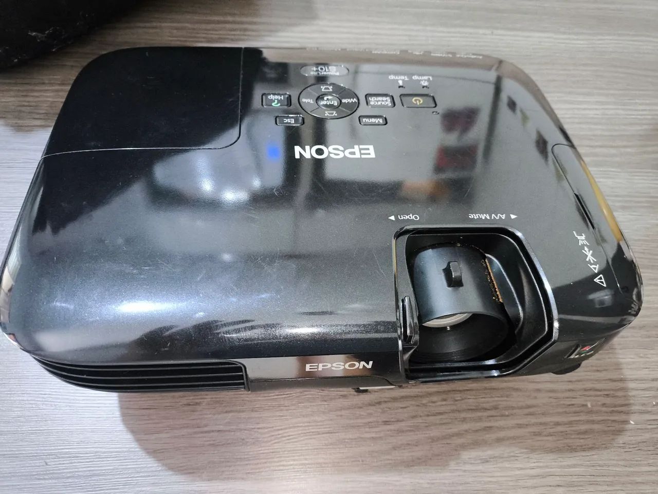 Projetor Epson S10+ com Tripé, Suporte para Notebook e Tela 1,80x1,80 - Completo!<br> - Foto 3