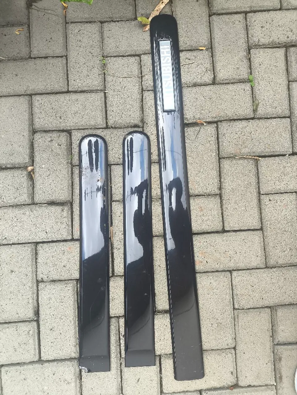Frisos Laterais Mitsubishi Pajero sport preto mica