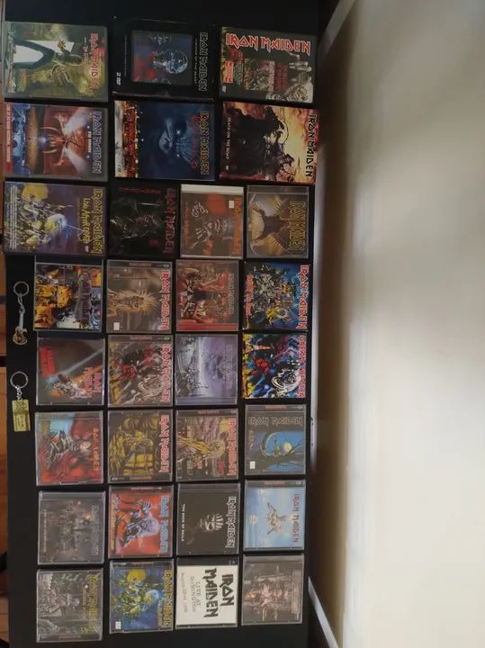 Iron Maiden coleção de cds e dvds e chaveiro  - Foto 3