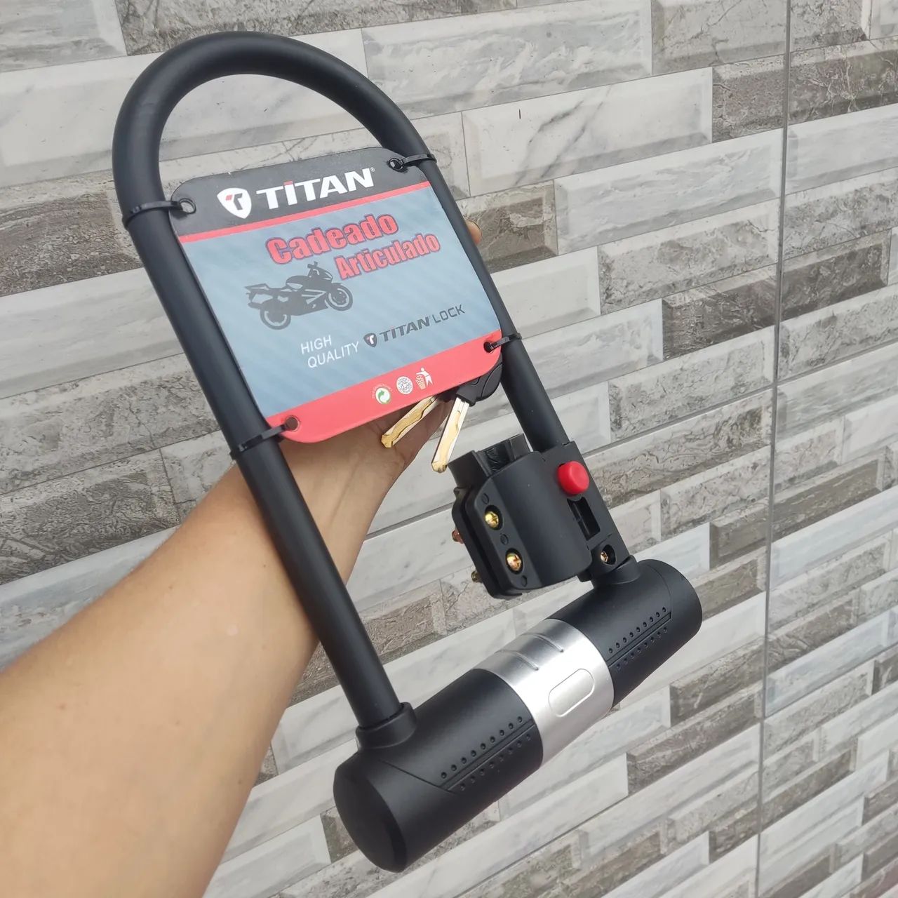 Cadeado Trava, Tranca de Bike, Bike Elétrica e Moto Super Reforçado  - Foto 4