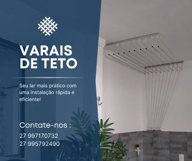 Varal de teto