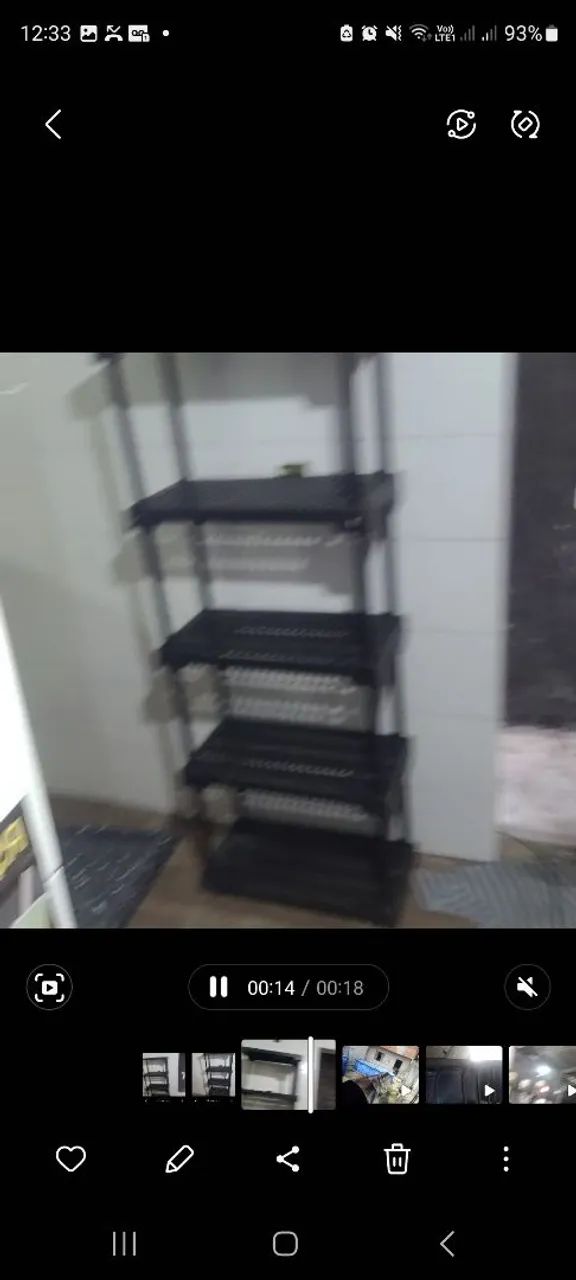 Estante prateleira de plástico 