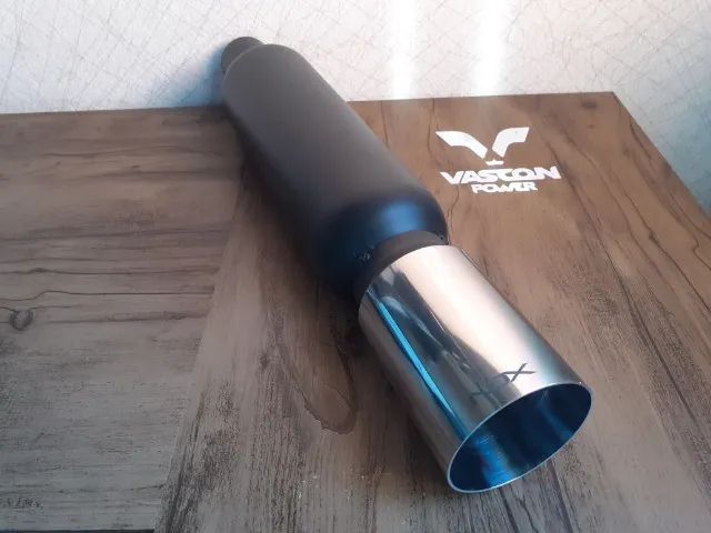 Abafador esportivo JK com Ponteira INOX (ronco mais grave no seu carro) - Foto 3