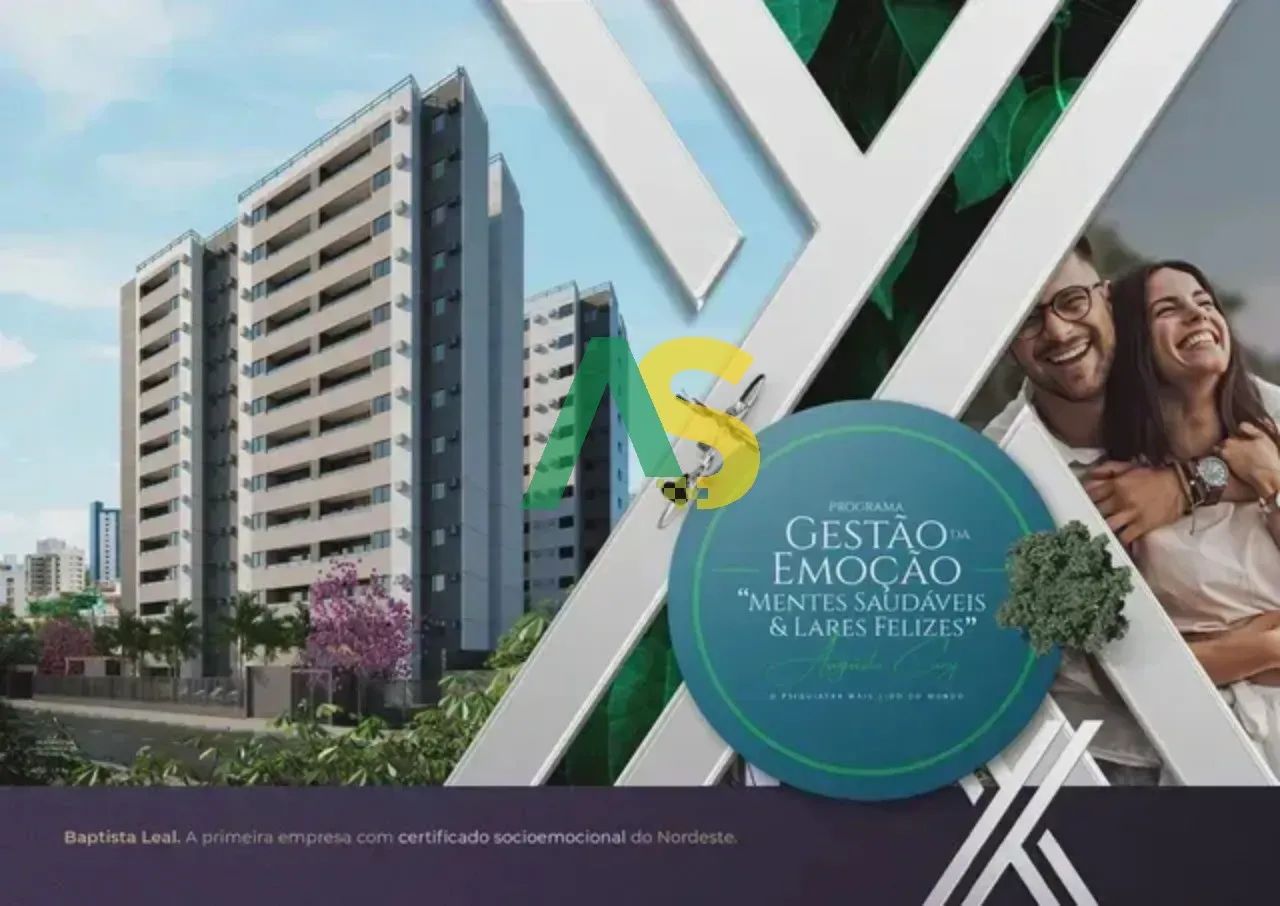 Apartamento à venda em Recife-PE, no bairro Barro, com 2 quartos, 2 salas, 1 banheiro e va