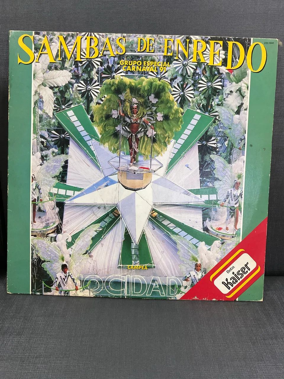 Lp 2 discos de vinil Sambas de Enredo Carnaval 91 