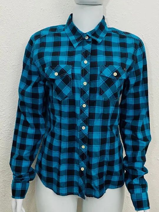 camisa xadrez ecko tamanho g feminina ótimo estado - Foto 3