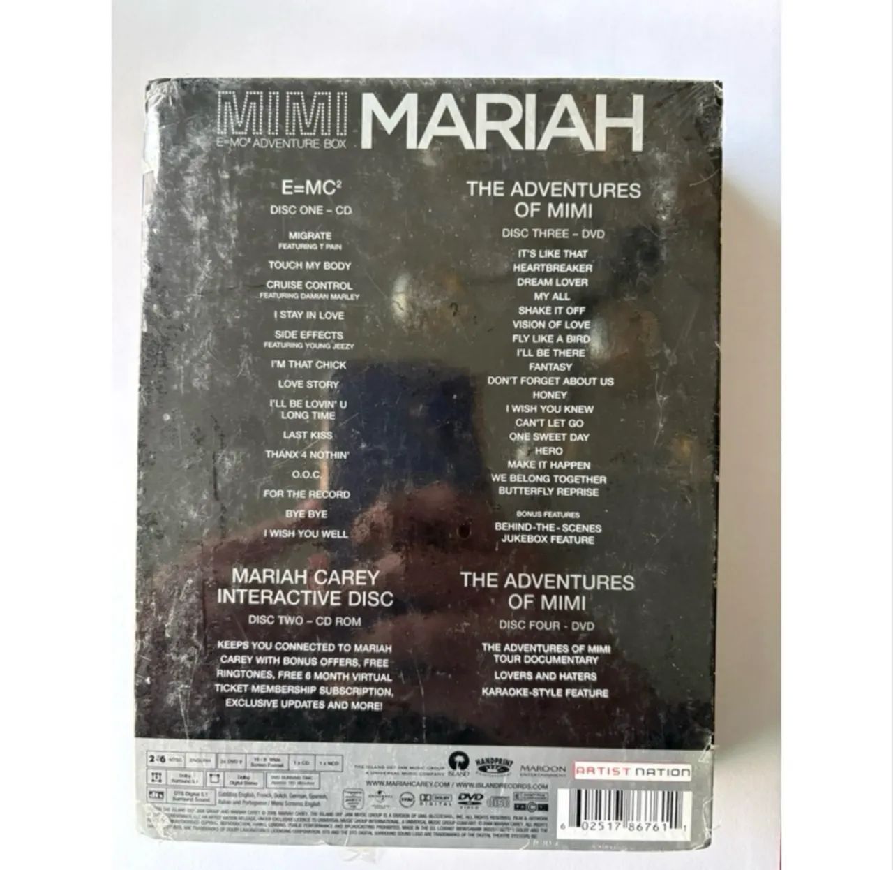 Mariah Carey Mimi E=mc² Adventure Box Mariah CD DVD - CDs, DVDs