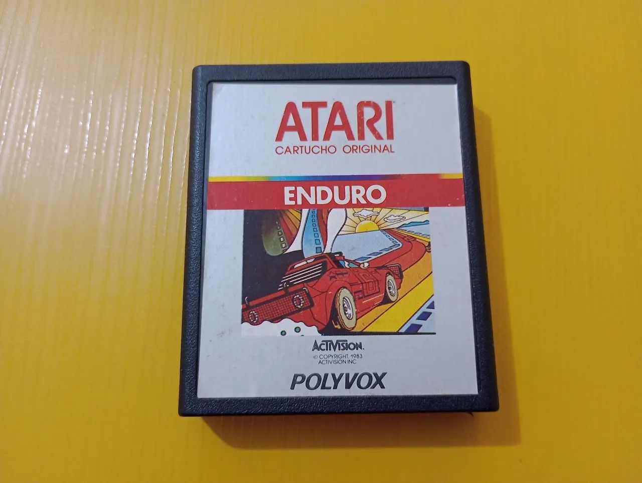 Jogo Atari Enduro Cartucho Original Polyvox Completo - Foto 2