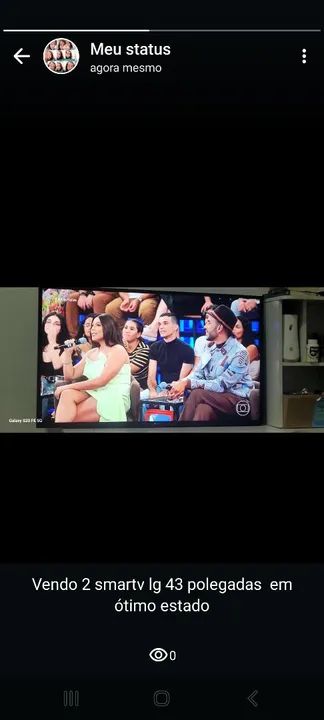Vendo 2 Smart TVs LG 43 polegadas
