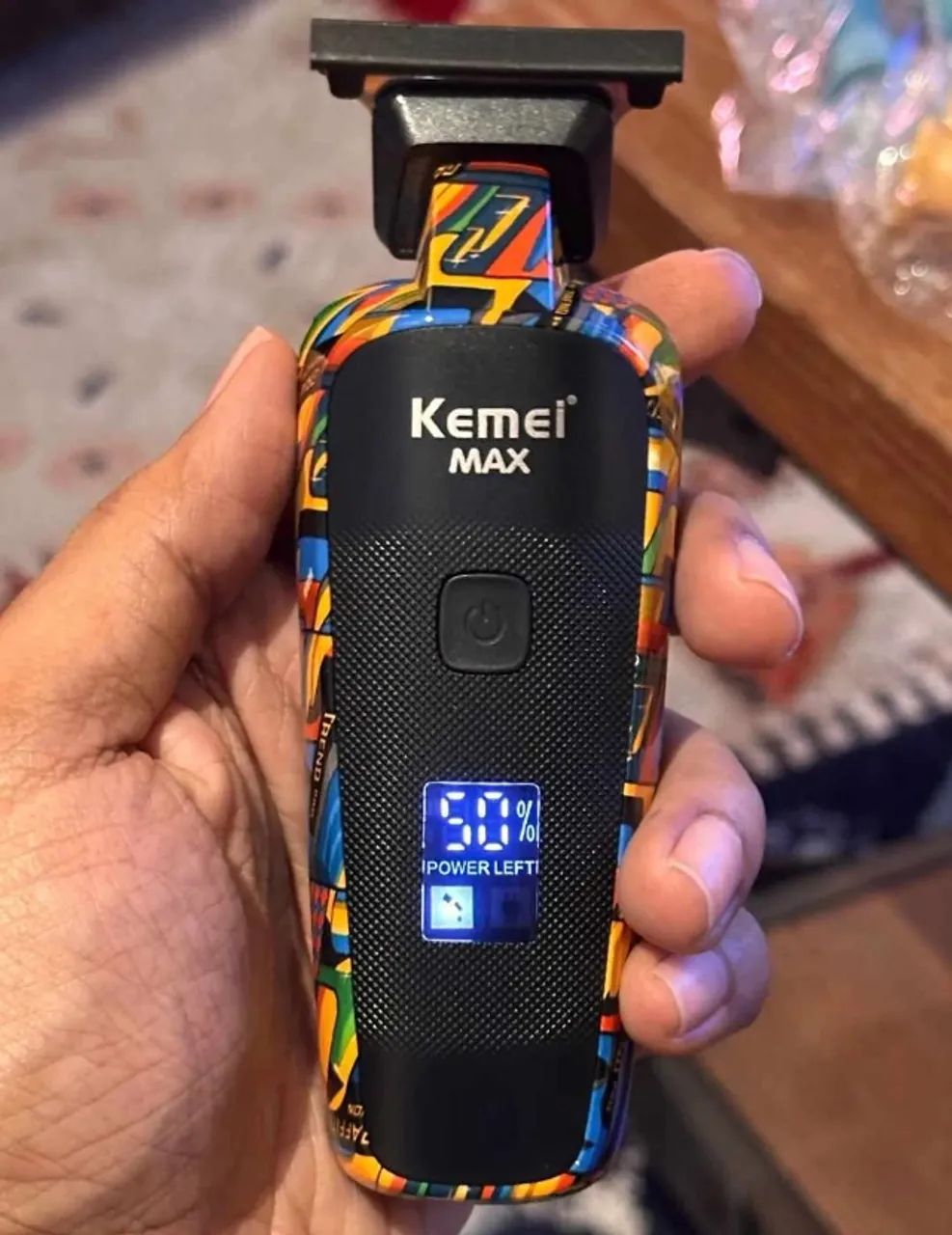 Maquininha de acabamento cortar cabelo aparar pelo depilação barbeado sem fio profissional