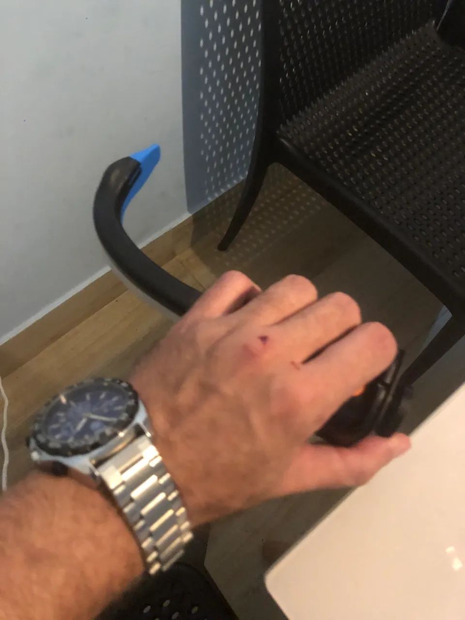 Equipamento médico de entubação Airtrack pra sair rápido 