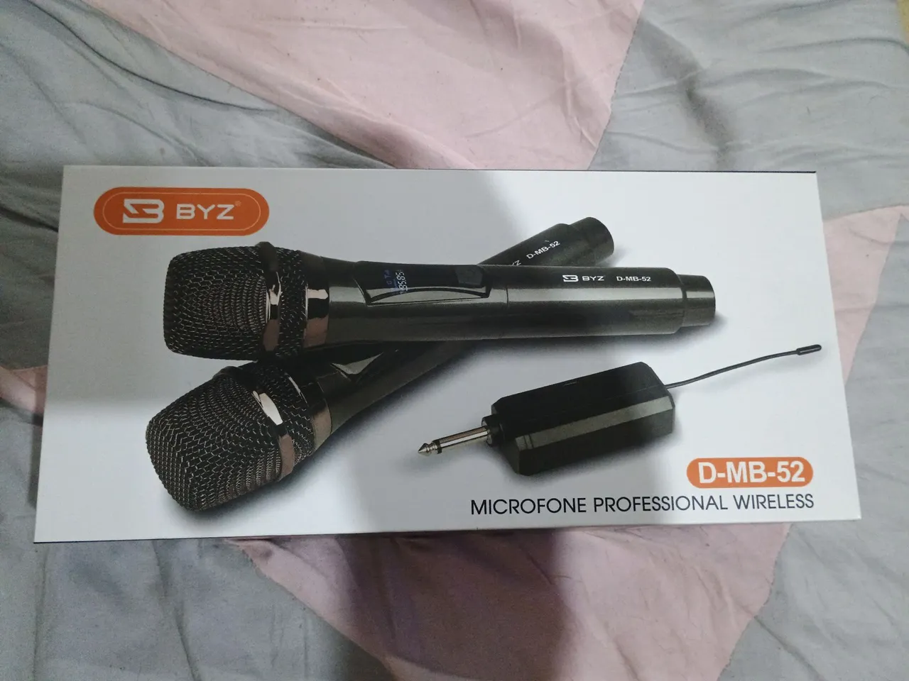 Microfone sem fio profissional 150 reais