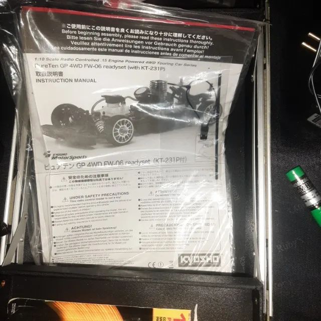 CARRO A COMBUSTÃO FW-06 KYOSHO NITRÔ - Foto 3