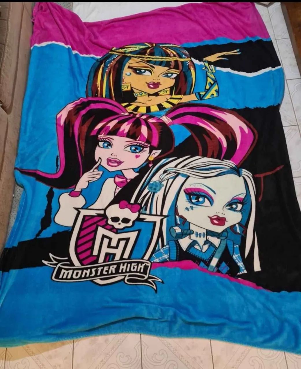 Cobertor de solteiro Monster High 