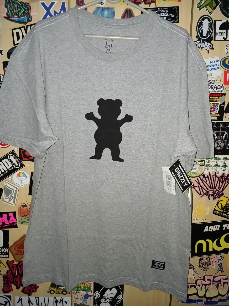 Camiseta Grizzly Cinza - Original G