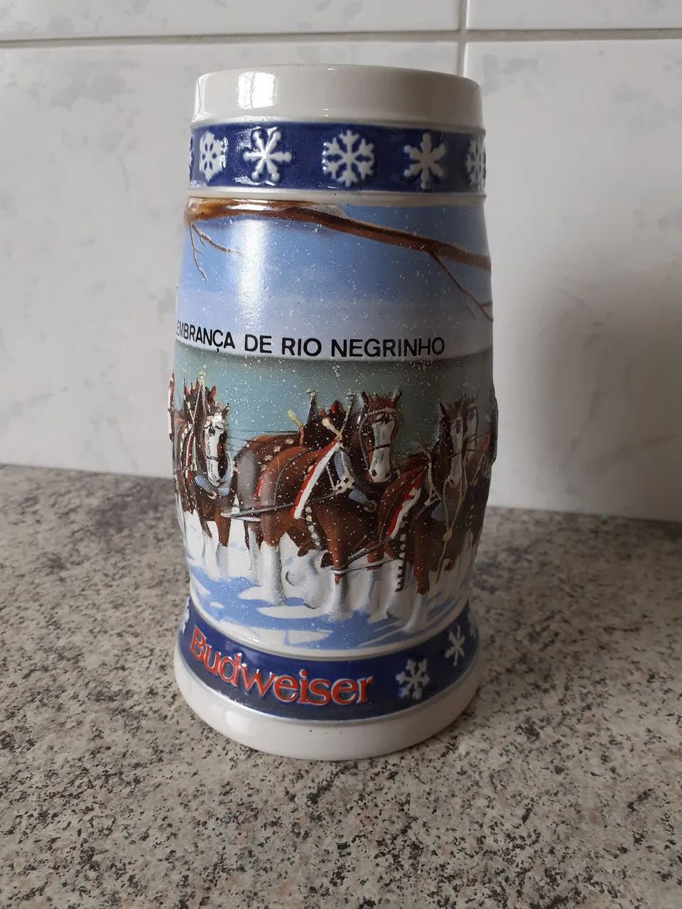 Caneco Budweiser Ceramarte de Coleção  - Foto 2