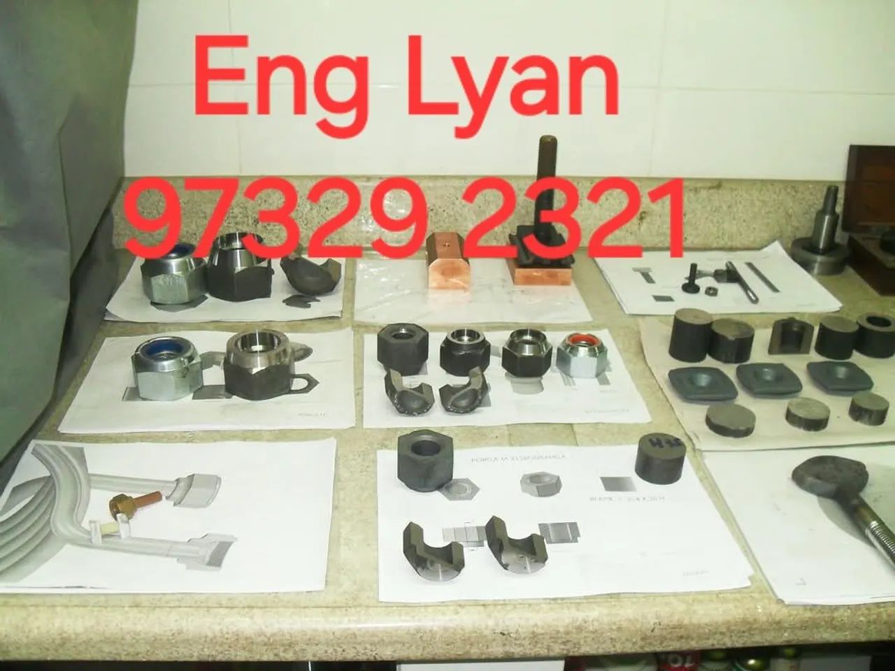 Processo Usinagem de peças Projeto Forjaria. 