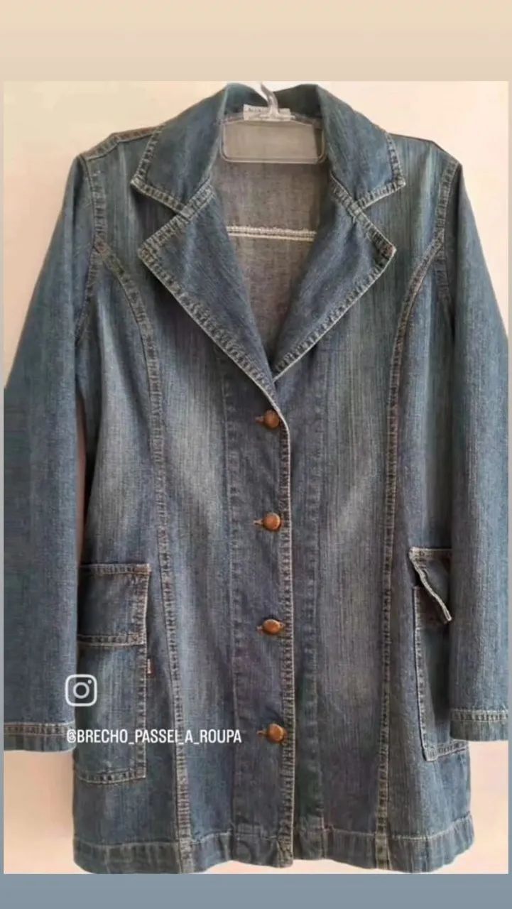 Jaqueta Jeans Feminina - Foto 2