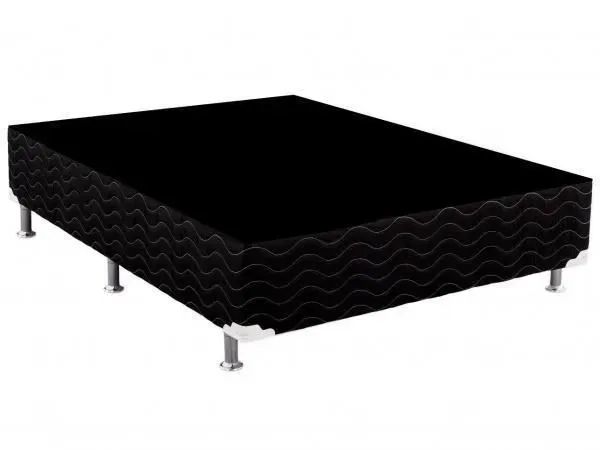 Base Box casal Suede Preto (parcele em até 10x) - Foto 2